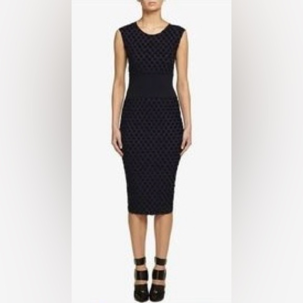 Anthropologie x Bailey 44 Bodycon Midi Dress in Navy